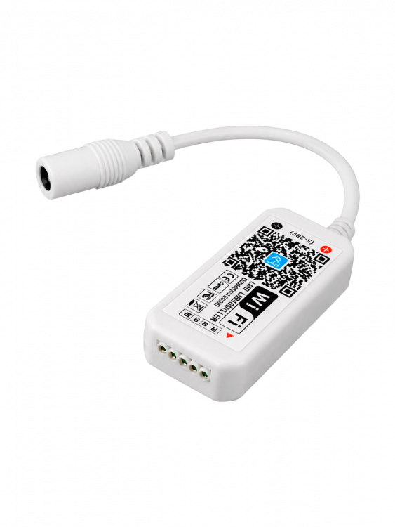 Огонек OG-LDL25 LED контроллер DC 5-28В (Wi-Fi, RGB, 4PIN, пульт)